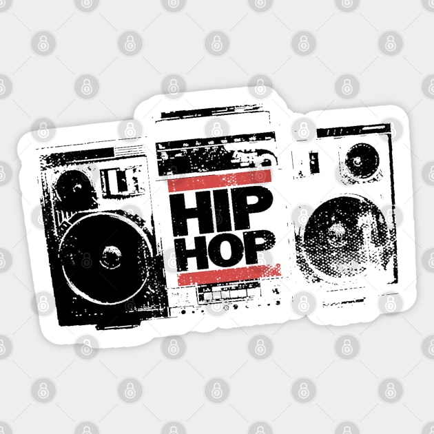 HIP HOP BOOMBOX Sticker by BG305